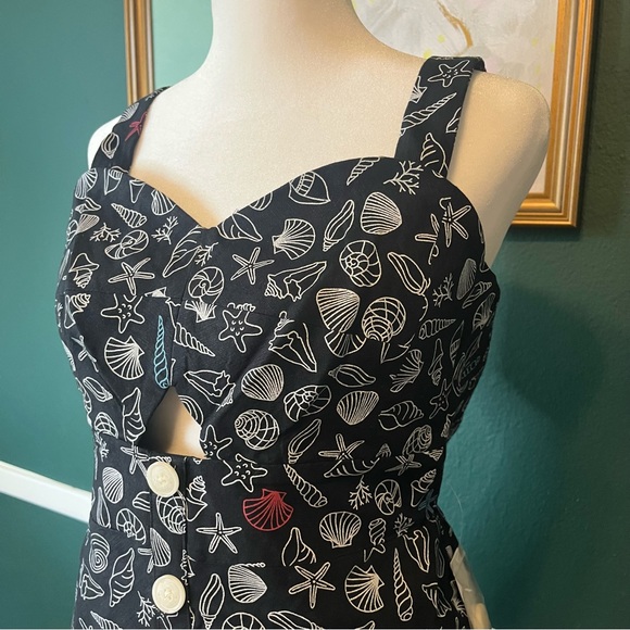 MODCLOTH Seashore Spectacular Fit and Flare Dress NWT - Picture 7 of 9